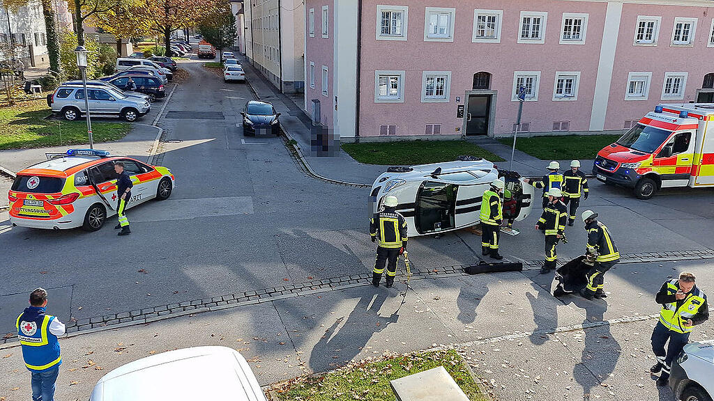 Unfall beim Einparken in Bad Reichenhall