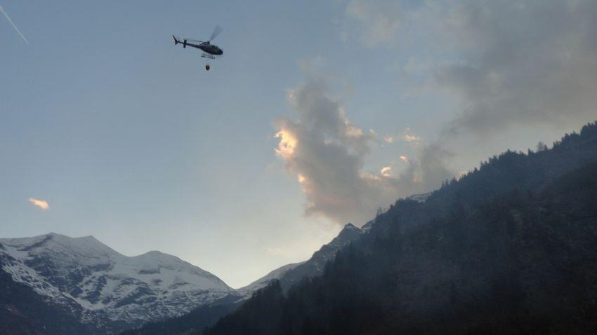 Waldbrand in Fusch