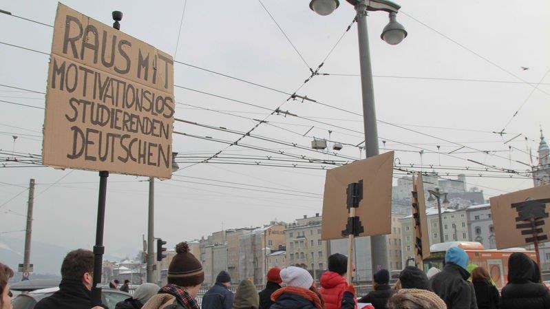 Demo in Salzburg