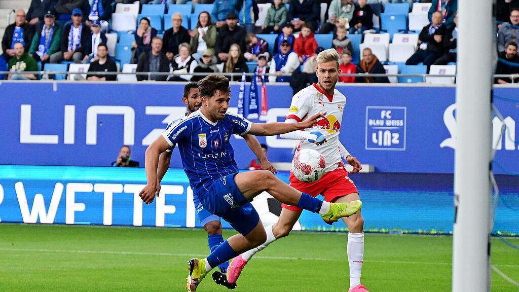 FUSSBALL: ADMIRAL BUNDESLIGA / MEISTERGRUPPE / 9. RUNDE: BLAU-WEISS LINZ - RED BULL SALZBURG