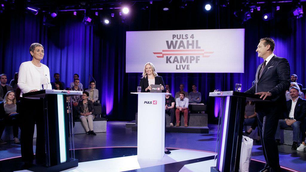 TV-Duell Puls 4 11. September