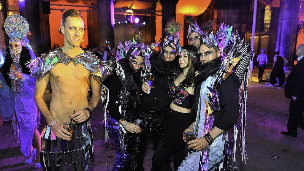 Beim Life Ball im Rathaus