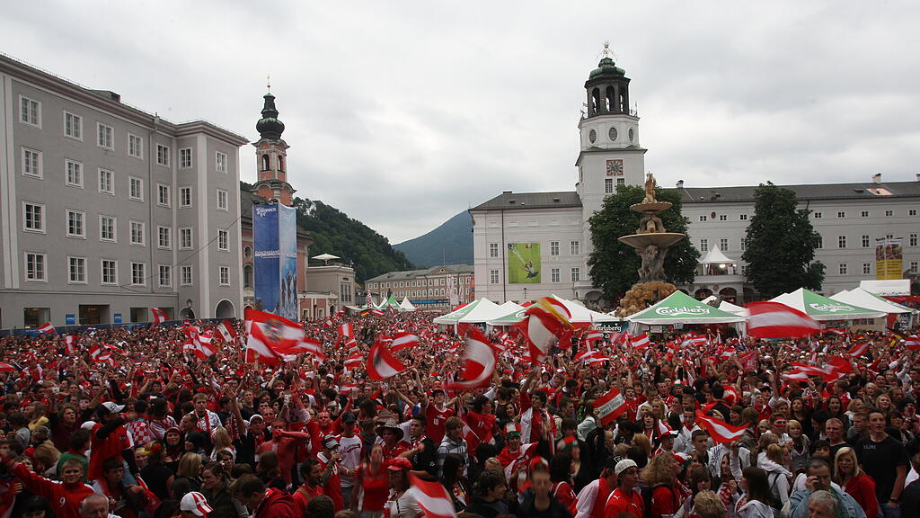 Fanzone bei Fußball-EM 2008 in Salzburg