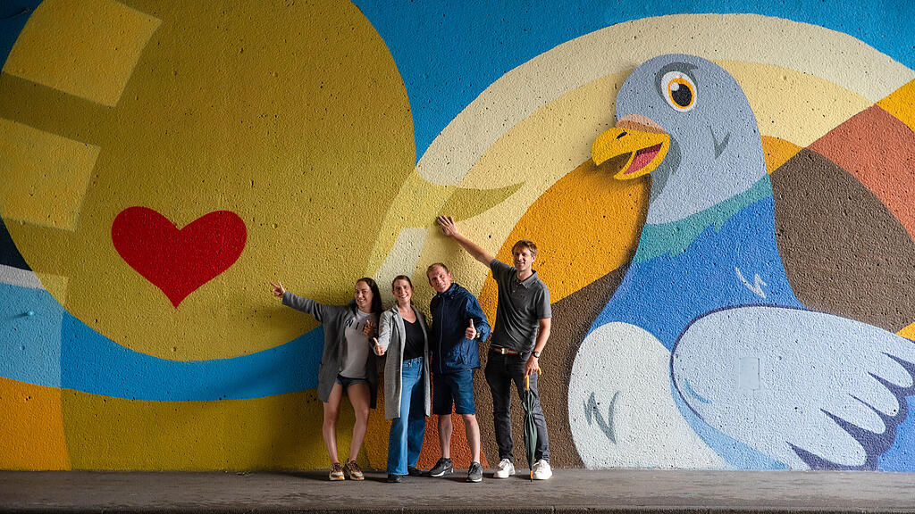 Graffiti-Projekt in der Stadt Salzburg