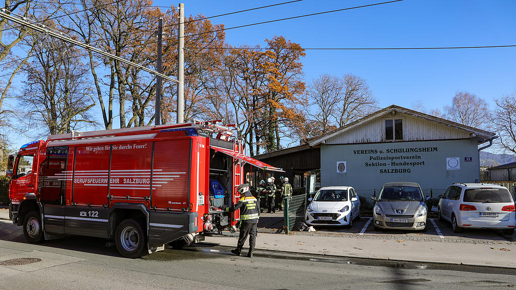 Küchenbrand im Vereinshaus des Polizeihundesportverein