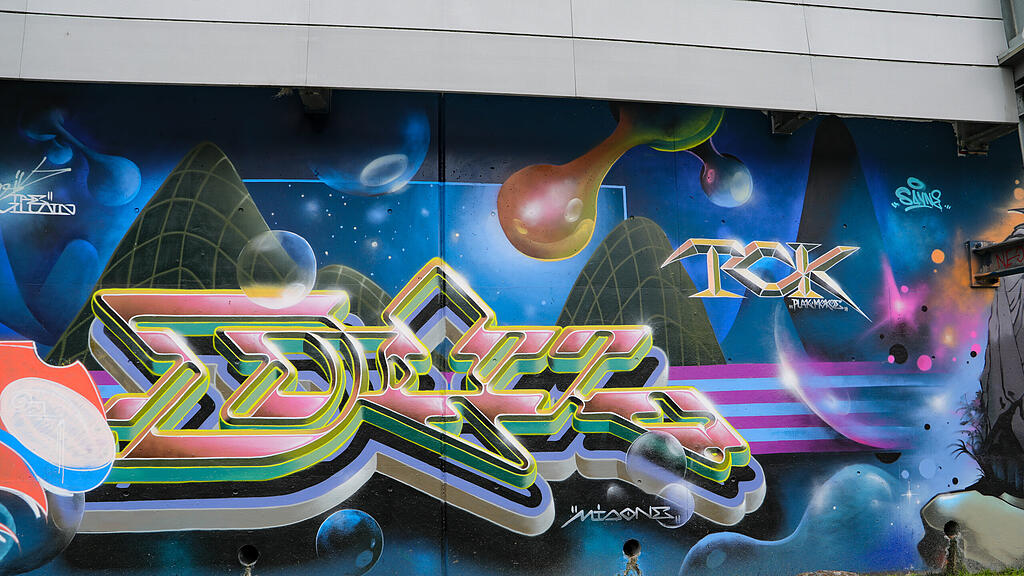 Graffiti in der Stadt Salzburg