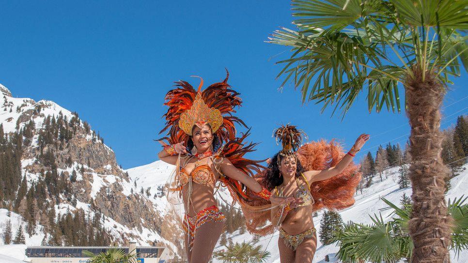 "Palmen auf den Almen" in Sportgastein