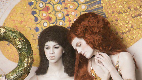 Auch Klimt inspirierte beim Foto-Shooting