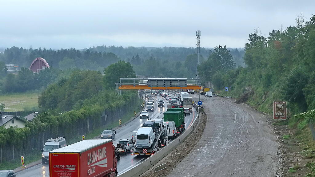 A10, Unfall, Hallein