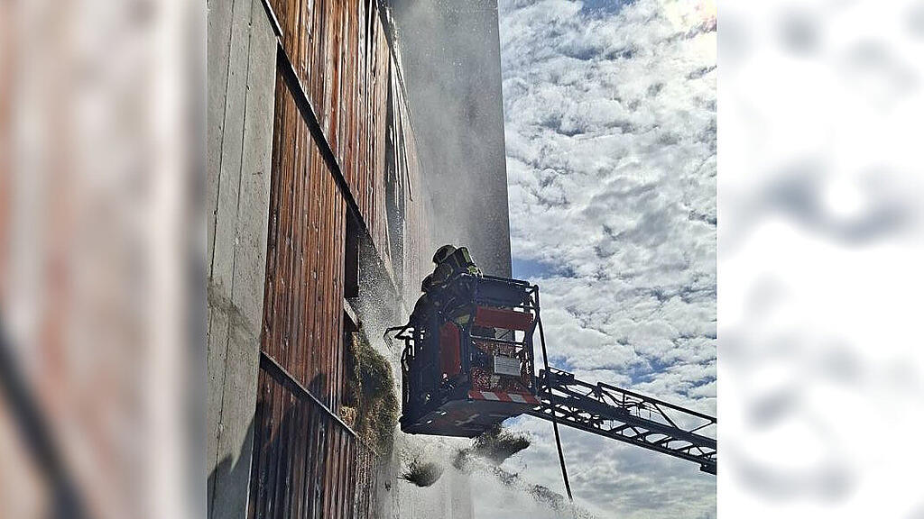 Bauernhofbrand in Bruck