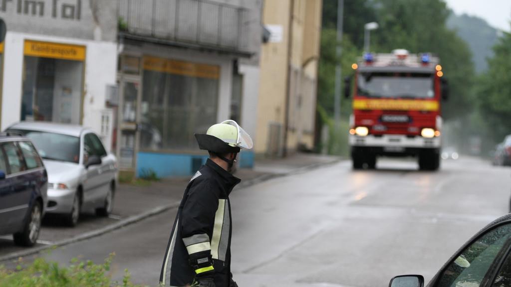 Feuerwehrübung in Trostberg