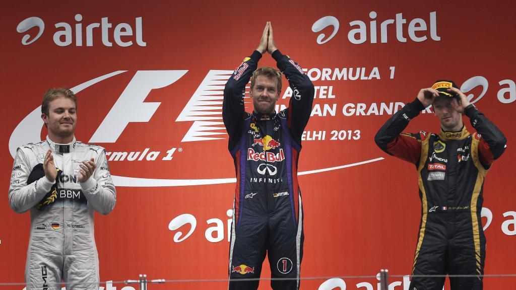 Formel 1: Vettel holte sich mit Sieg in Indien vierten WM-Titel