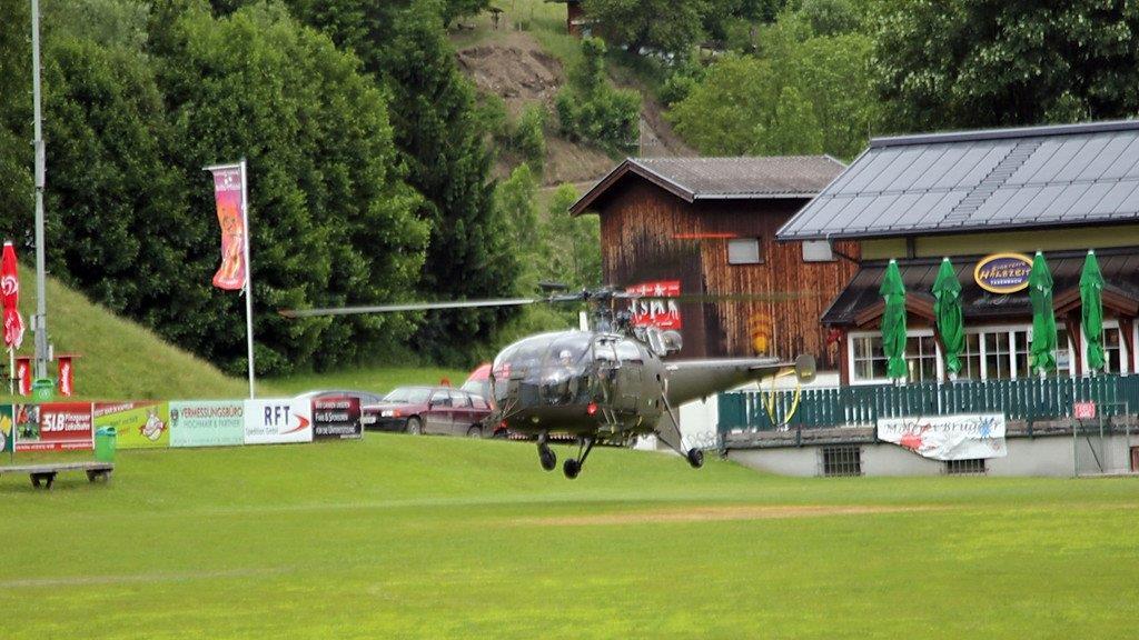 Hubschrauber im Einsatz