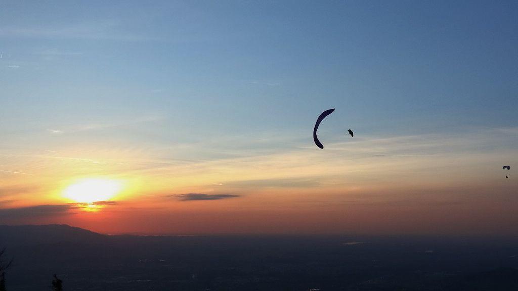 Sonnenuntergang am Gaisberg