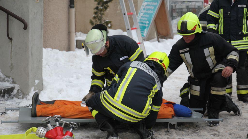 Bilder der Übung in Ruhpolding
