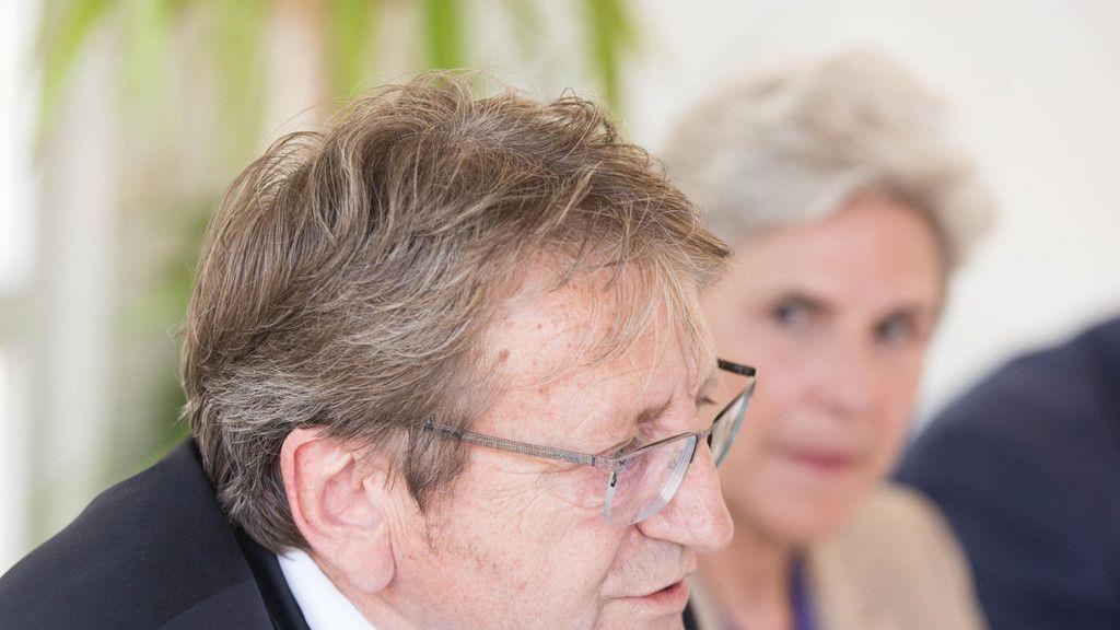 Pressekonferenz mit Karl Schnell