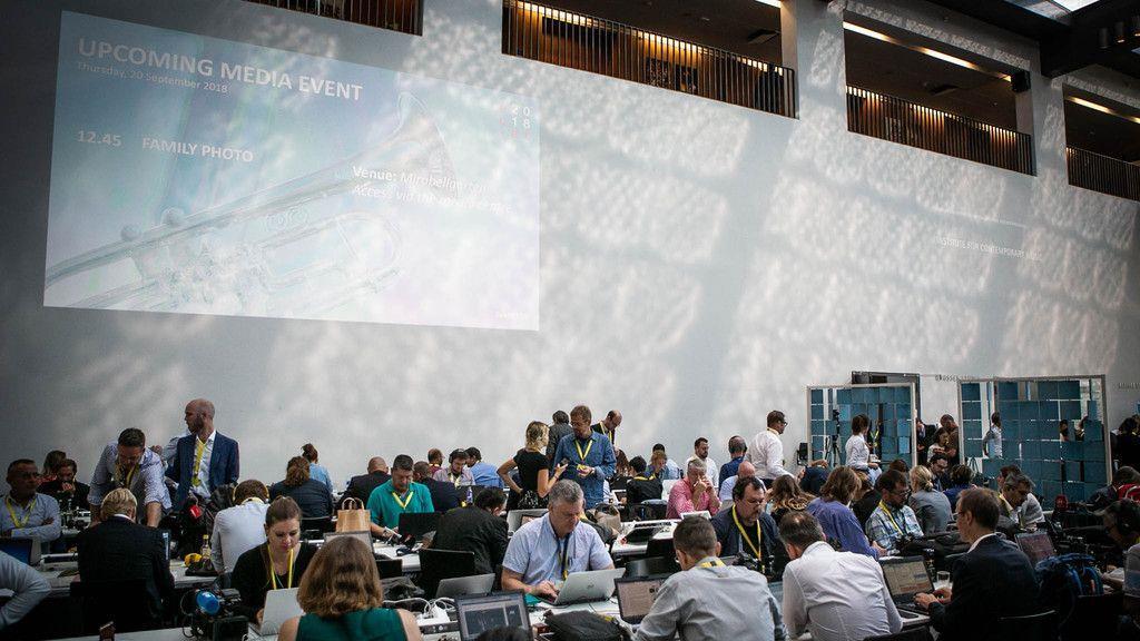 Impressionen aus dem Medienzentrum