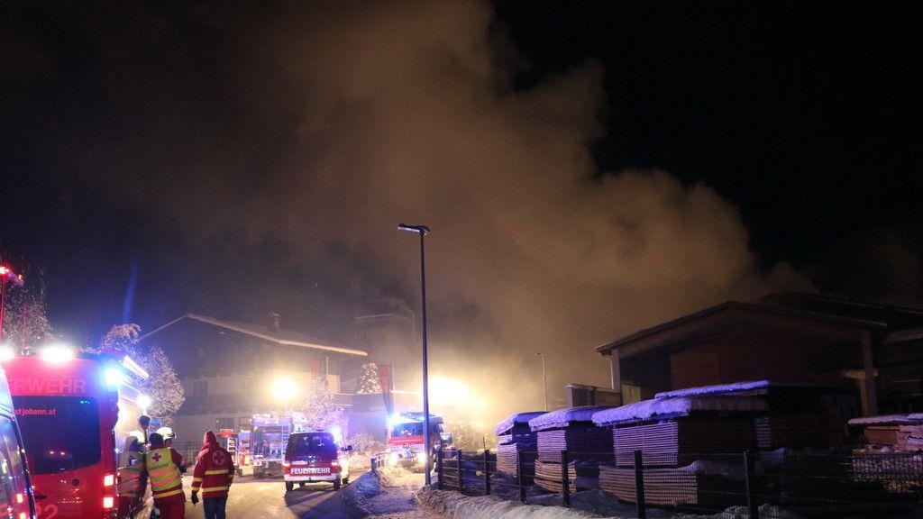 Brand im Sägewerk in Radstadt I