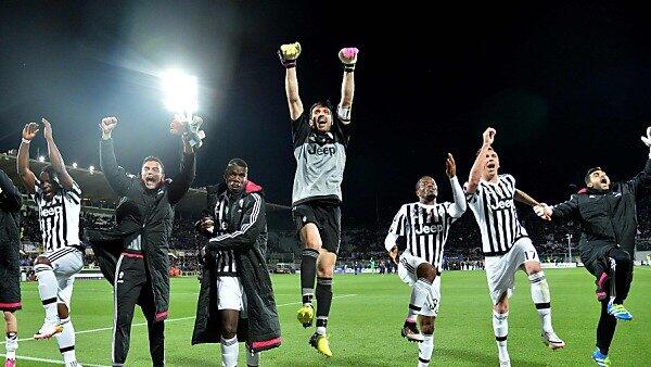 Juventus feierte bereits nach Sieg am Sonntag ausschweifend