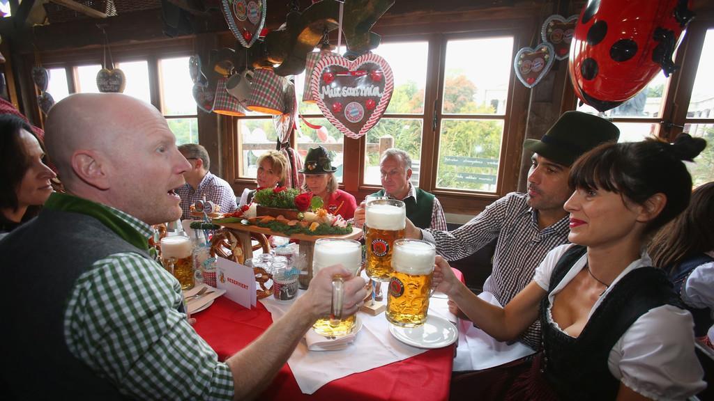 Bayern München auf dem Oktoberfest 2013: Wiesn