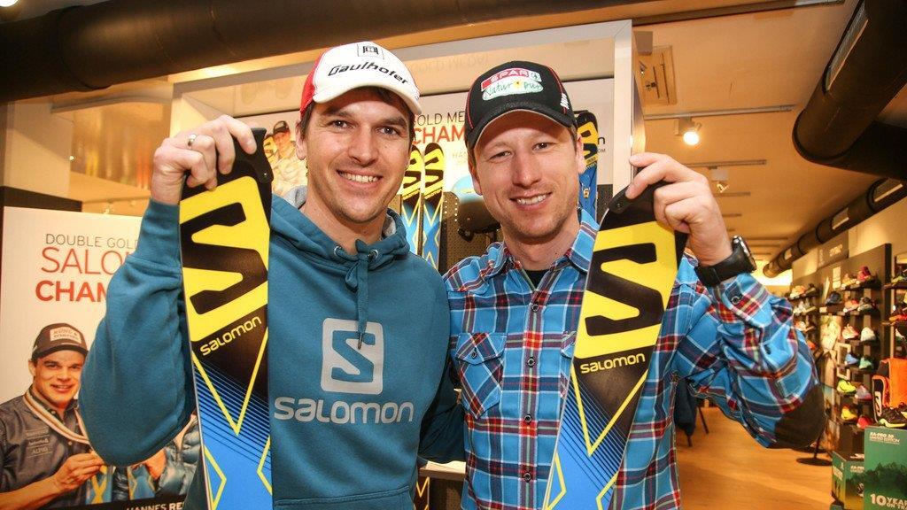 Skistars präsentieren Sportmode der Zukunft