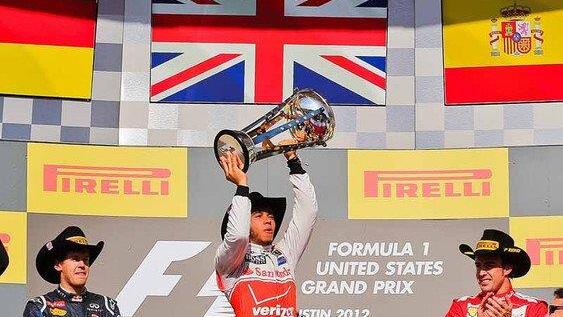 Hamilton gewann US-Grand-Prix - Jubel nach dem Sieg