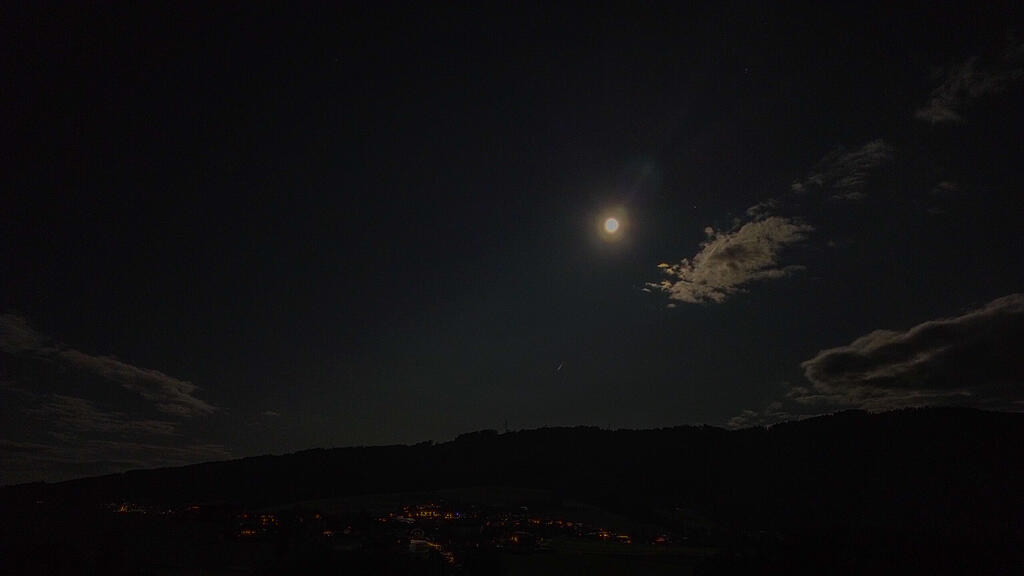 Supervollmond über Eugendorf