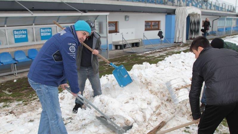 Grödig schaufelt sich frei