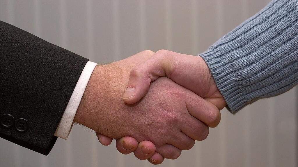 Händeschütteln, Handschlag, Handshake, SB