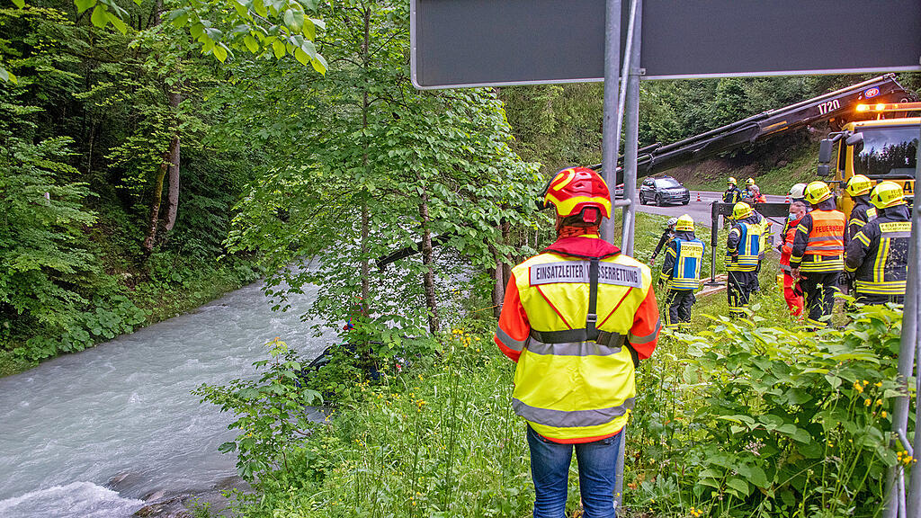 Unfall B305, Ramsauer Ache