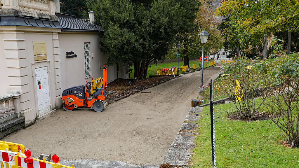 Rad- und Fußwege im Salzburger Kurgarten werden erneuert