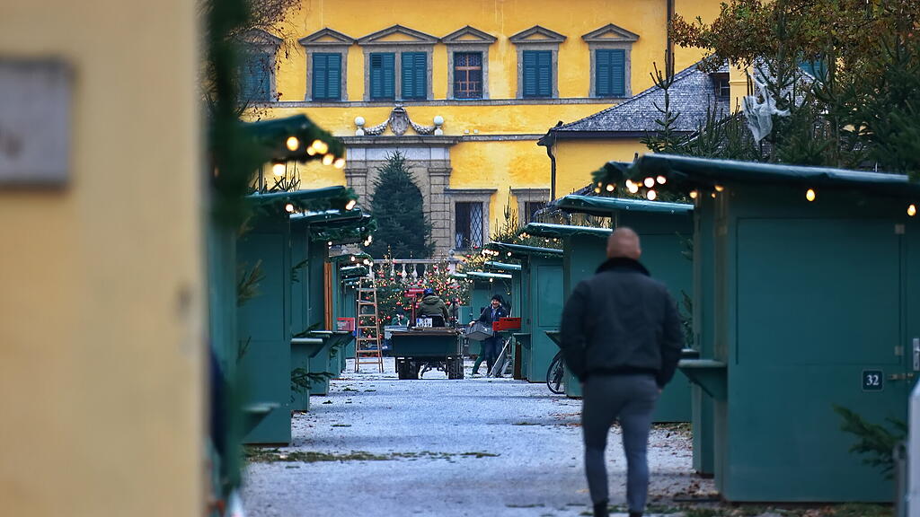 Hellbrunner Adventzauber: Aufbau