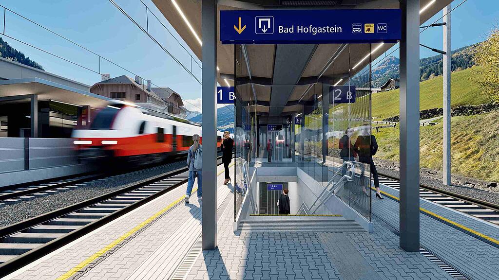 ÖBB-Bahnhof in Bad Hofgastein