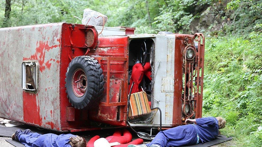 Felssturz am Pass Lueg