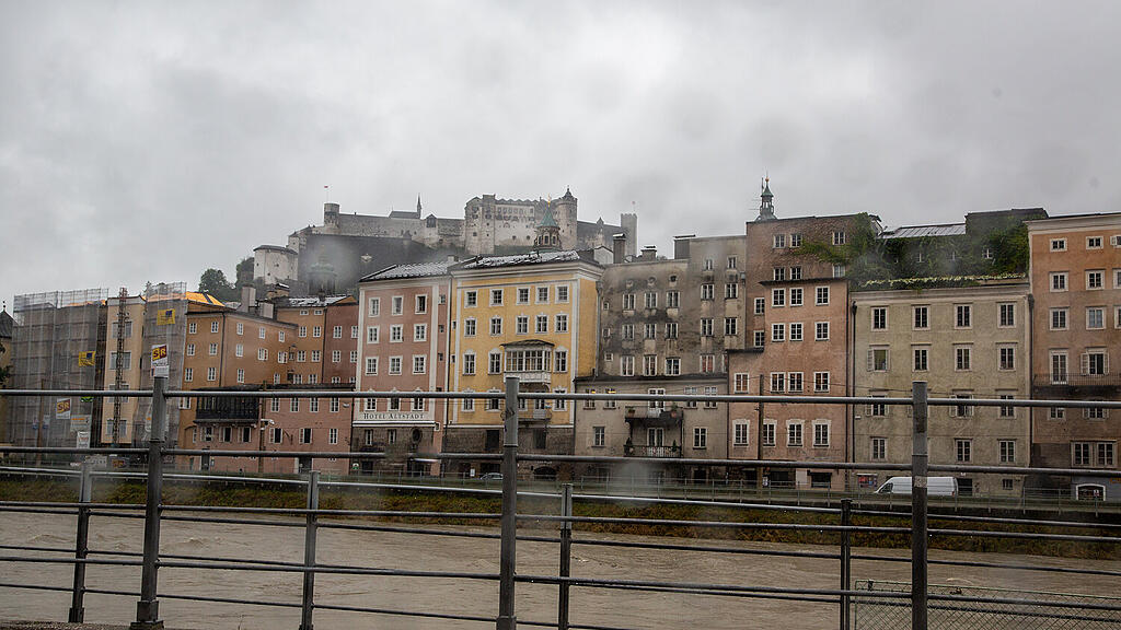 Hochwasser, Salzburg, Salzach