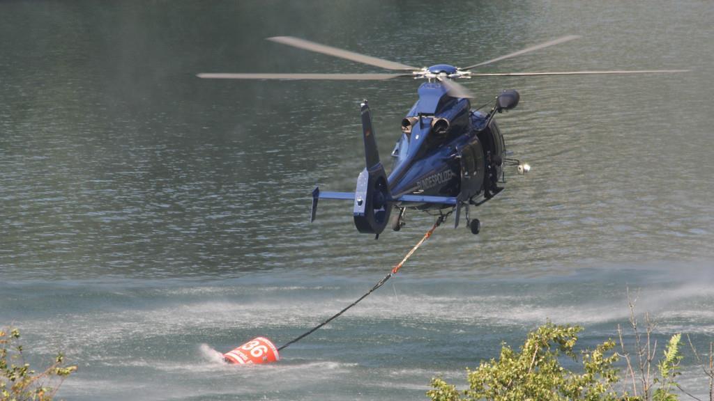 Waldbrand am Thumsee: Großeinsatz