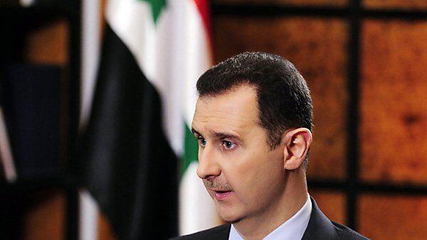 Assad warnte vor einer Bewaffnung der Rebellen