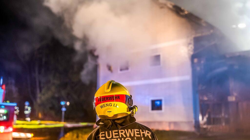 Großbrand in Burgkirchen