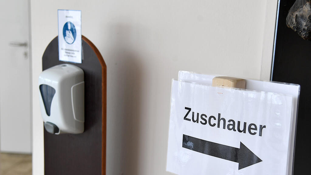 Prozess, Gerichtssaal im Kolpinghaus