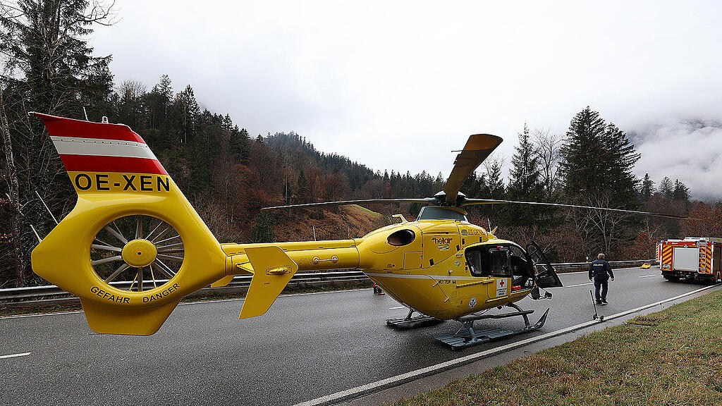 Schwerer Crash auf B21
