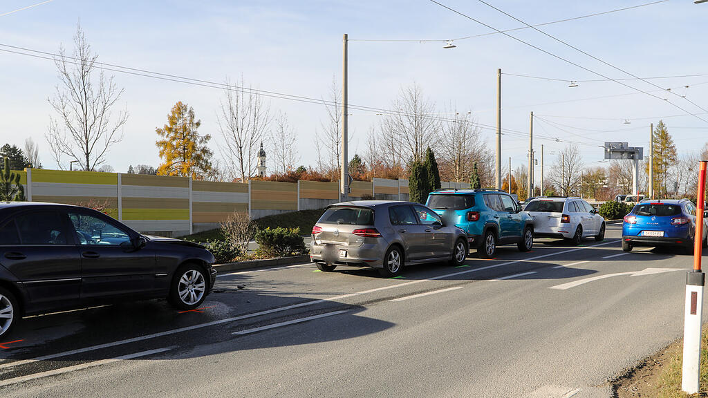 Auffahrunfall Salzburg-Mitte
