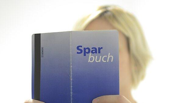Die Freude am Sparbuch ist mittlerweile endenwollend