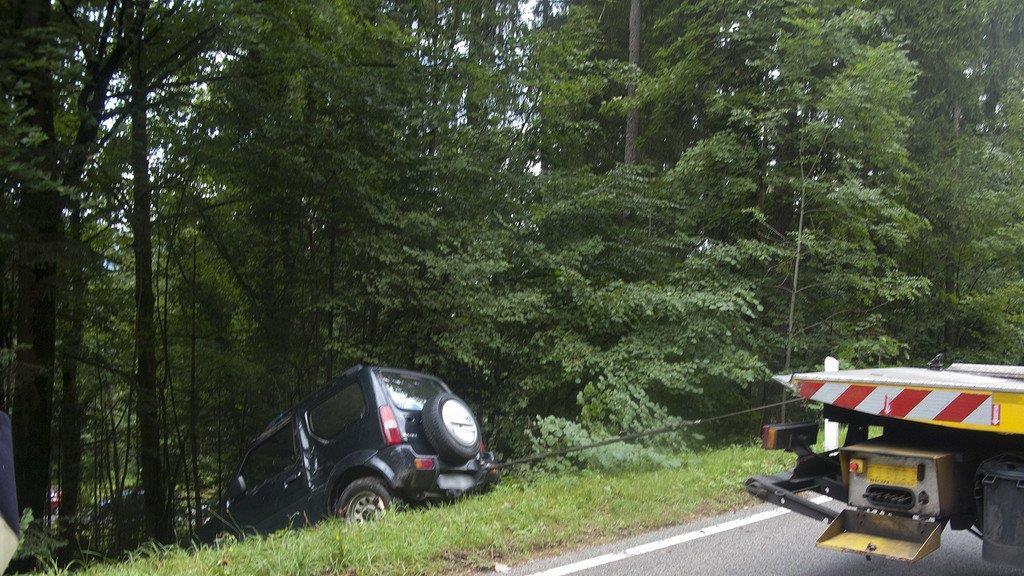 Pkw-Absturz über B20