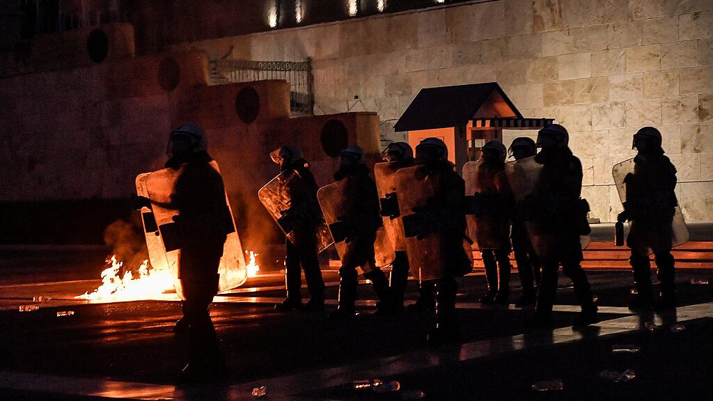 Demo Impfgegner Corona Griechenland