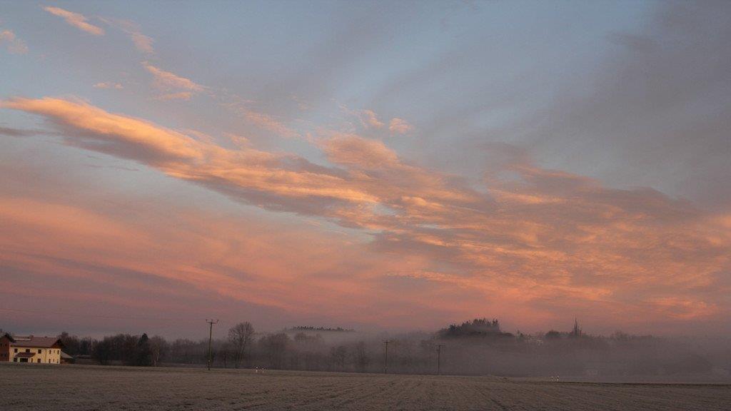 Sonnenaufgang im Rupertigau