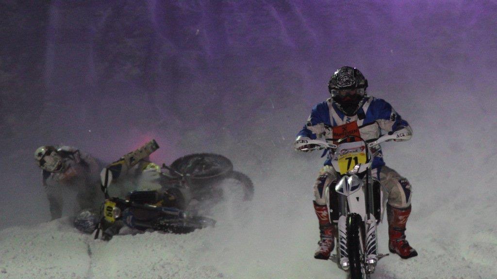 Snow Speedhill Race in Ried