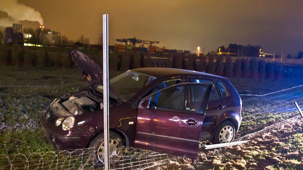Pkw kracht bei Klessheim gegen Wildzaun