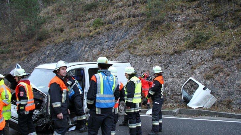 Crash auf der B21
