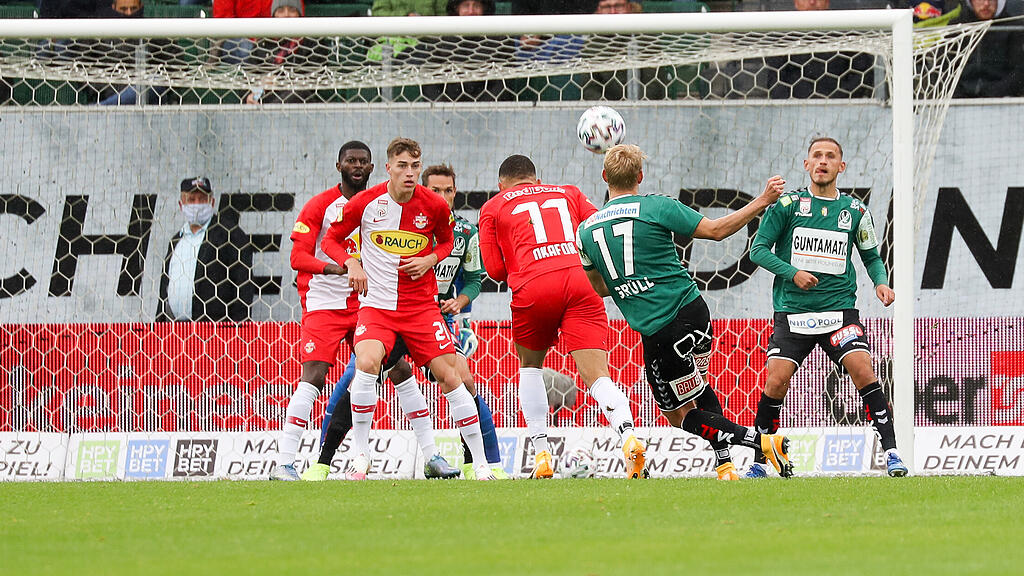 Bundesliga: Ried gegen Salzburg, Bullen, Marsch, Red Bull,