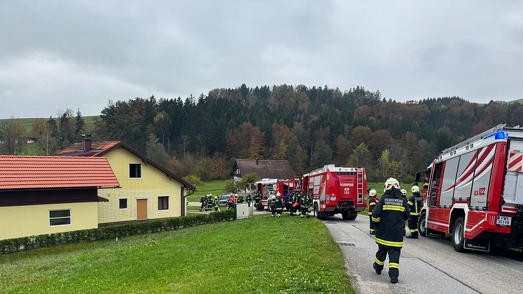 Brand in Hof bei Mondsee